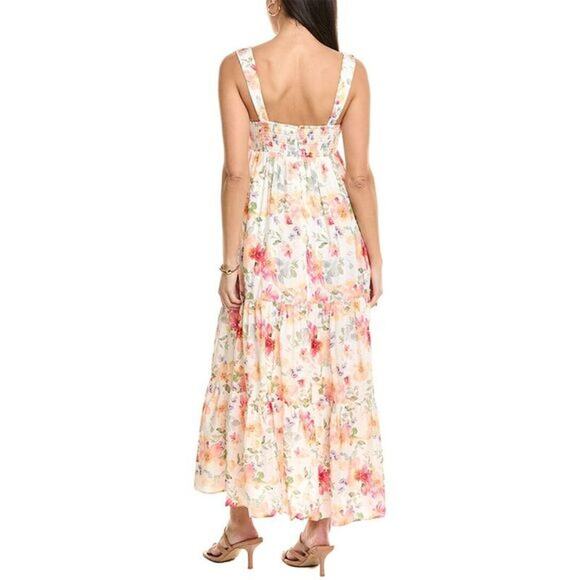 Free People Yumi Kim Women's Pink Charli Dress Floral Print Maxi Size 3X‎ - Picture 4 of 14